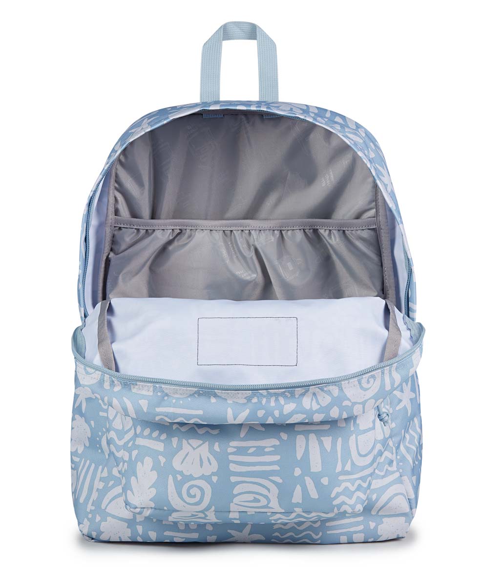 JanSport SuperBreak Plus Backpack - Lightweight Durable School & Travel Backpack with Laptop Sleeve - Perfect for College, Work & Outdoor Adventures | Coastal Curiosities Design