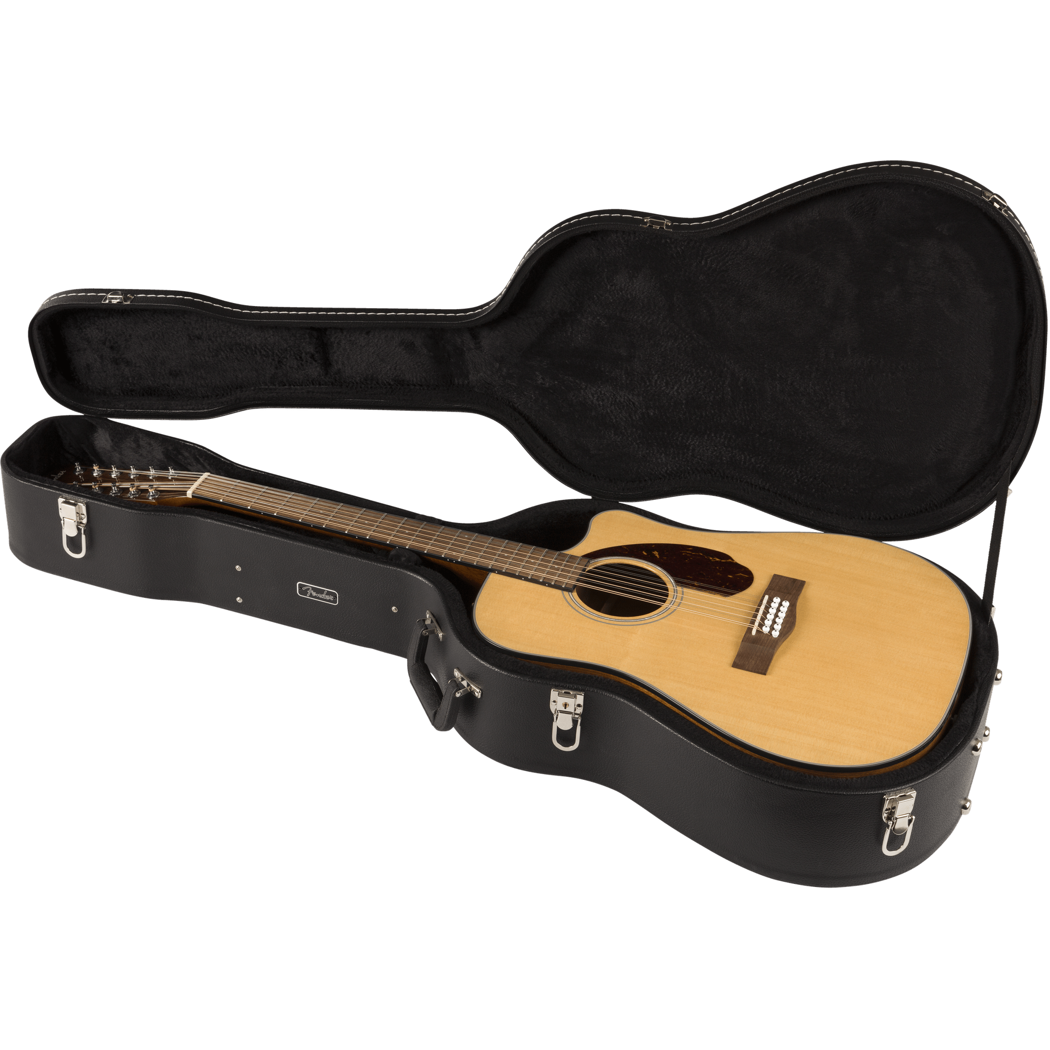 Fender CD 140SCE 12-String Acoustic-Electric Guitar with Hard Case - Natural Finish | Perfect for Live Performances, Studio Recording & Traveling Musicians