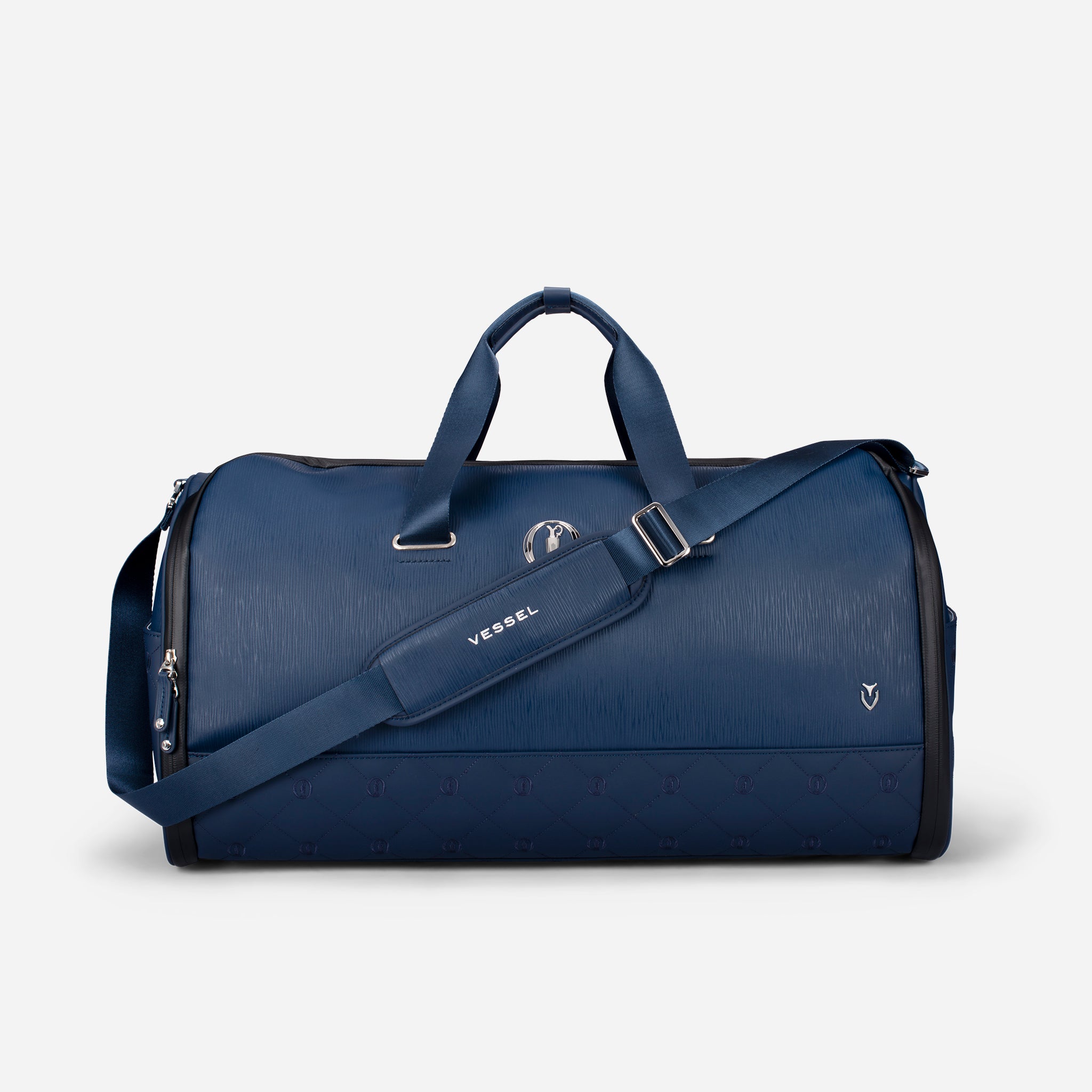 The Open x VESSEL Signature Garment Duffel Bag - Premium Travel & Gym Duffel for Men & Women - Perfect for Business Trips, Workouts & Weekend Getaways