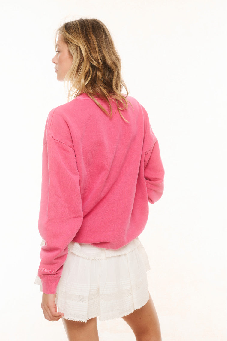 Palo Pullover Sweatshirt - Soft & Cozy Cherry Kiss Color - Perfect for Casual Wear, Loungewear & Outdoor Activities