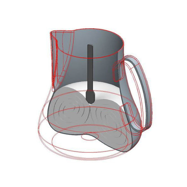 Espro Toroid Milk Jug - Professional Barista Steaming Pitcher for Latte Art & Coffee Making - Perfect for Home & Cafe Use