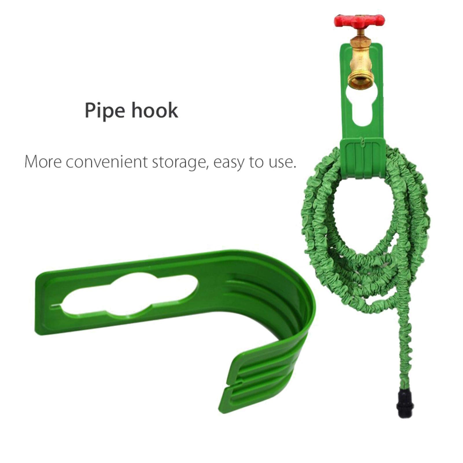 2 Pack Garden Hose Holder Wall Mount - Heavy Duty Hose Hanger for Outdoor Watering, Storage Hook and Reel Organizer - Perfect for Garage, Yard, and Garden Hose Pipe Management