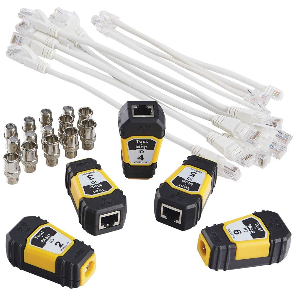 Klein Tools VDV770-850 Remote Upgrade Kit for Scout Pro 3 Tester | Single-step Test & Map Remotes (#2-6) | Network Cable Testing & Maintenance