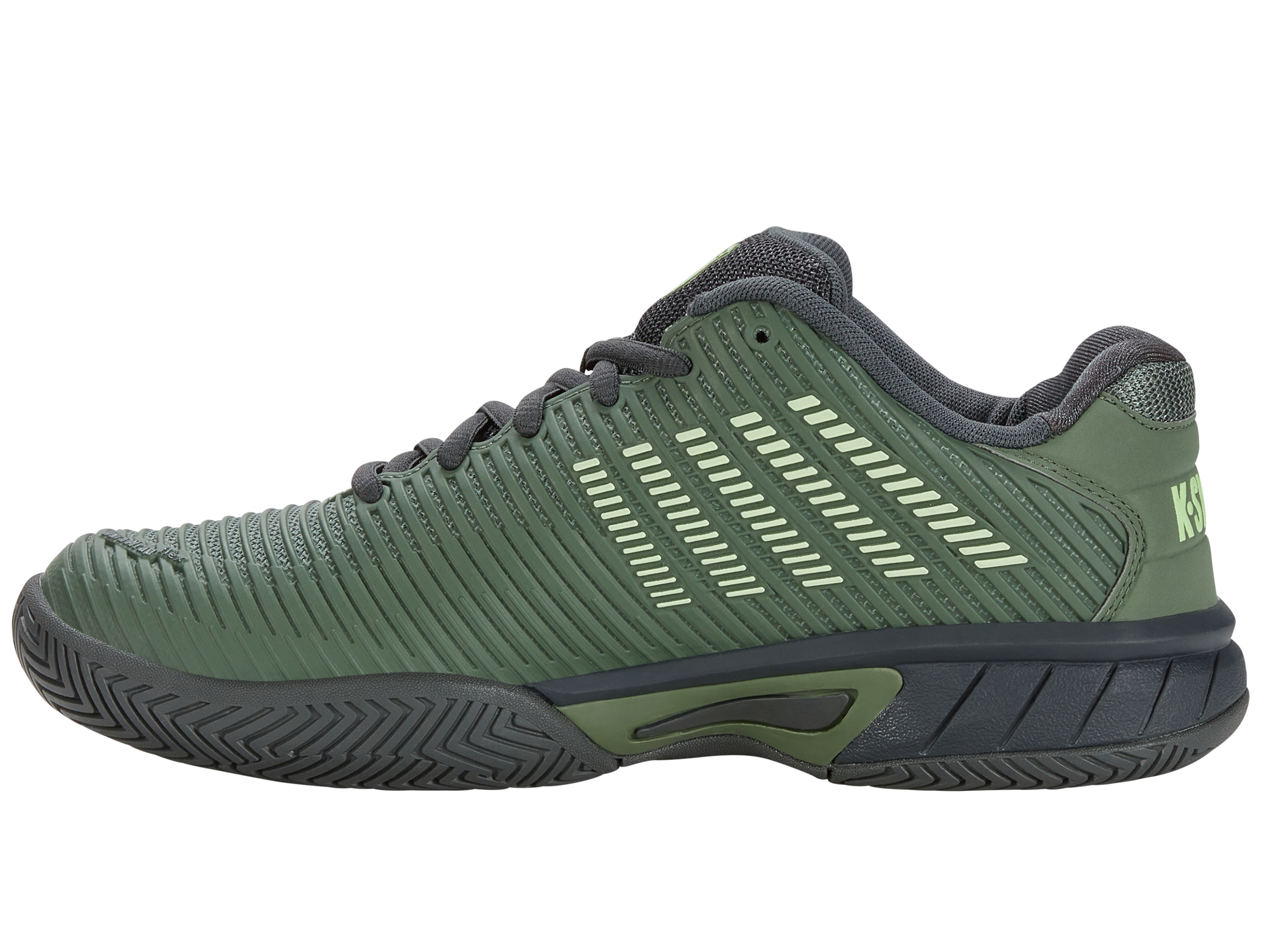Hypercourt Express 2 Women's Tennis Shoes - Sea Spray/Urban Chic/Soft Neon Green | Lightweight & Durable Court Shoes for Women | Perfect for Tennis, Training & Casual Wear