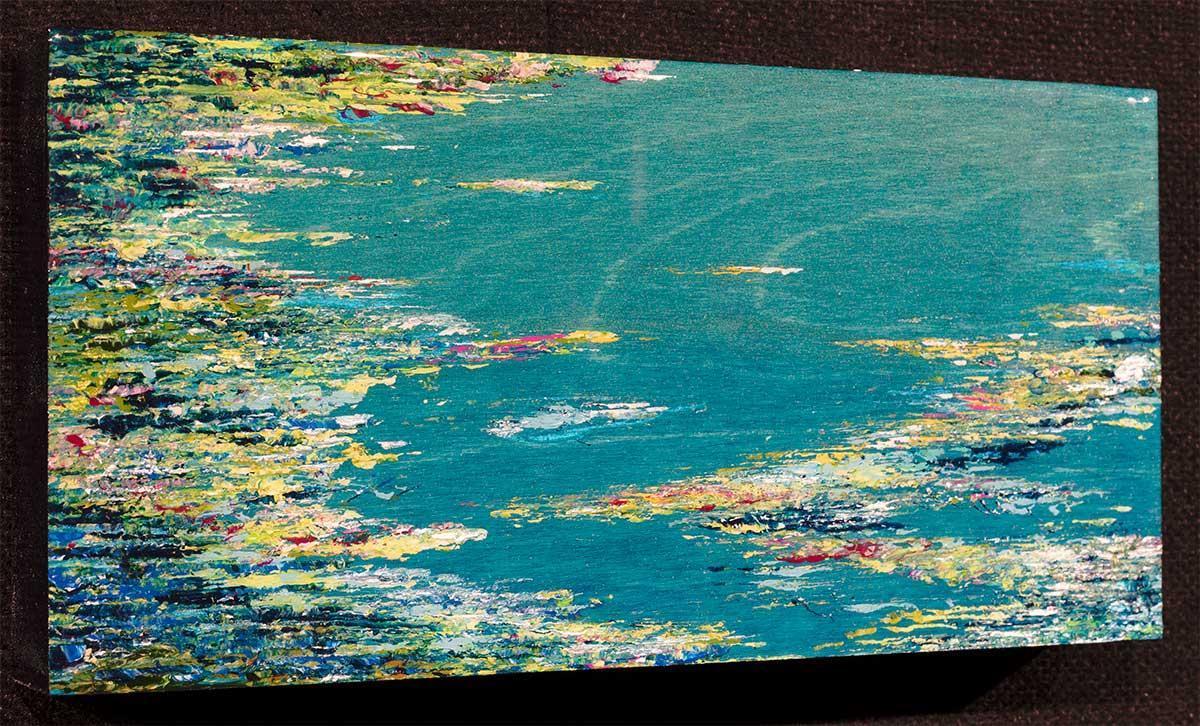 Original 'A Calm Night' Painting - Handmade Wall Art for Living Room, Bedroom & Office Decor | Perfect Gift for Housewarming & Special Occasions