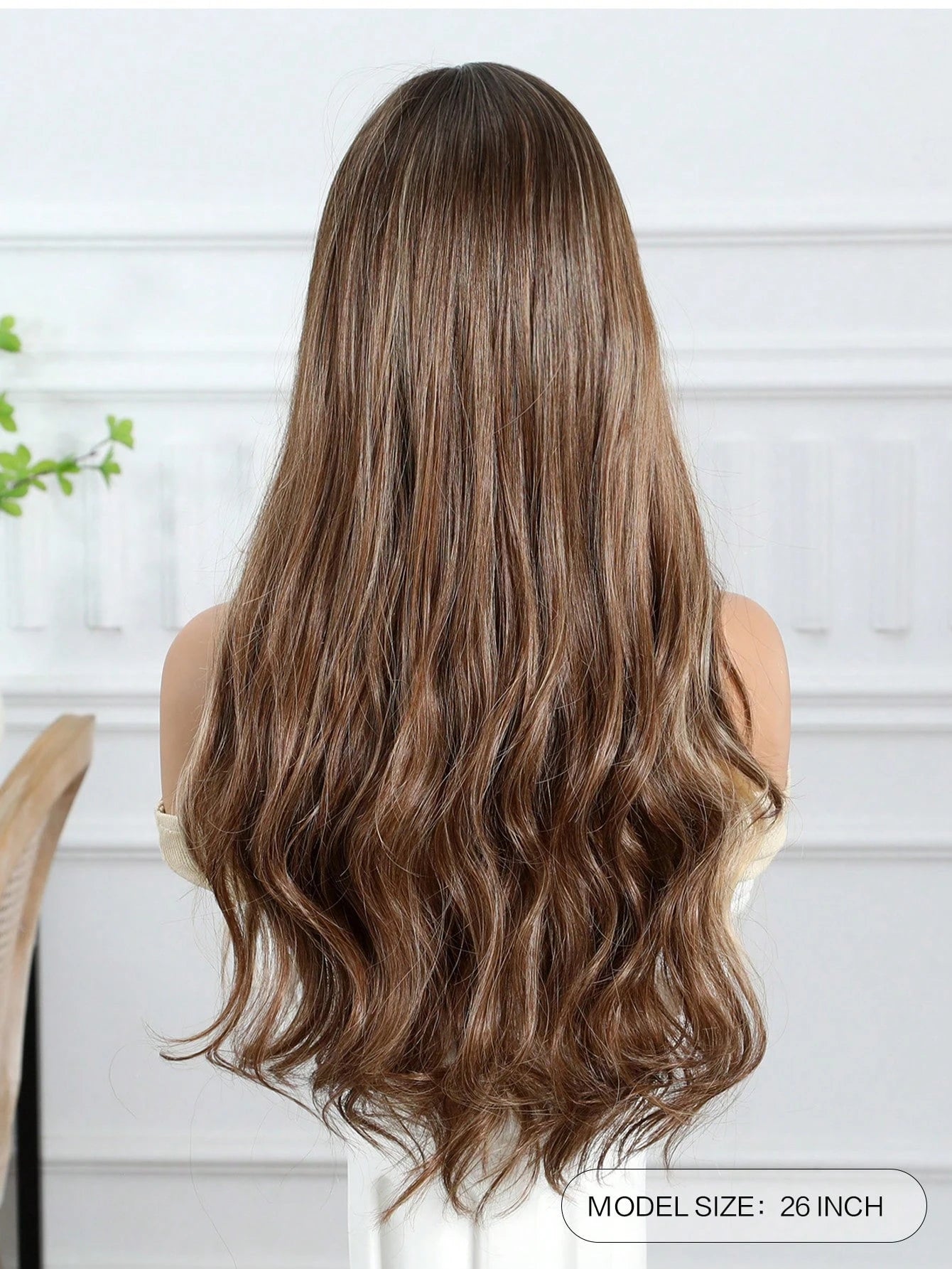 Stylish Brown Blonde Long Curly Synthetic Hair Wig for Women - Perfect for Cosplay, Halloween, Daily Fashion & Special Occasions