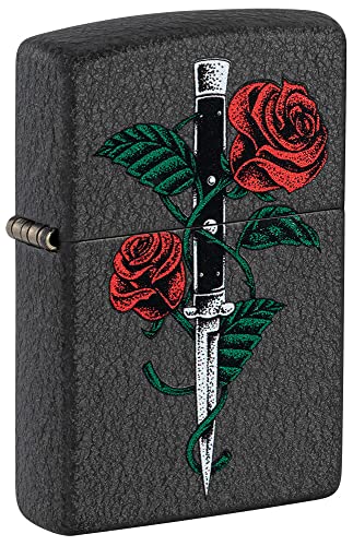 Black Crackle Rose Dagger