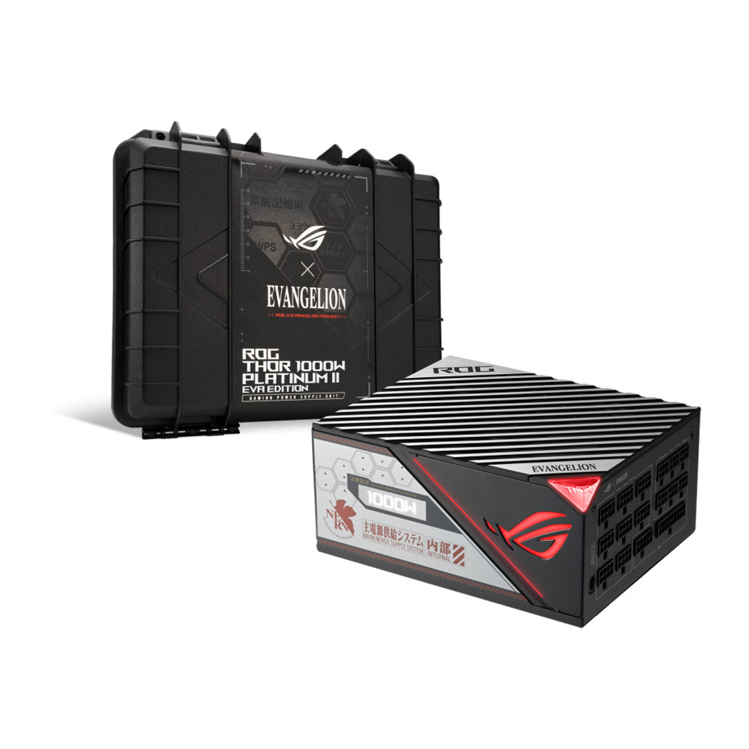 ASUS ROG THOR 1000W Platinum Power Supply EVA Edition - High Performance PSU for Gaming PC, Workstation & Content Creation - Perfect for Extreme Gaming Rigs & High-End Computer Builds