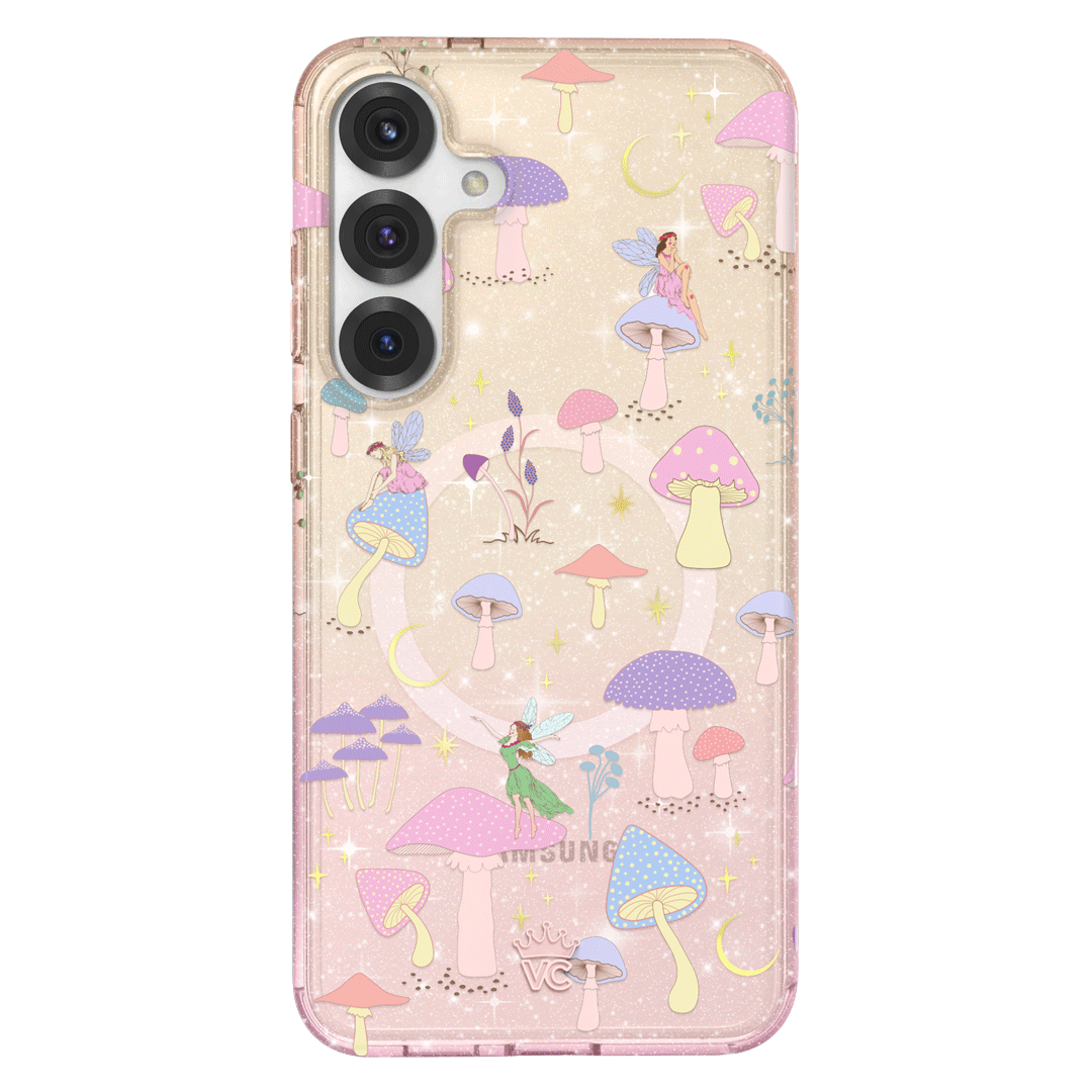 Enchanted Mushroom Galaxy Phone Case for Samsung - Protective & Stylish Cover for Daily Use, Outdoor Adventures & Trendy Aesthetics
