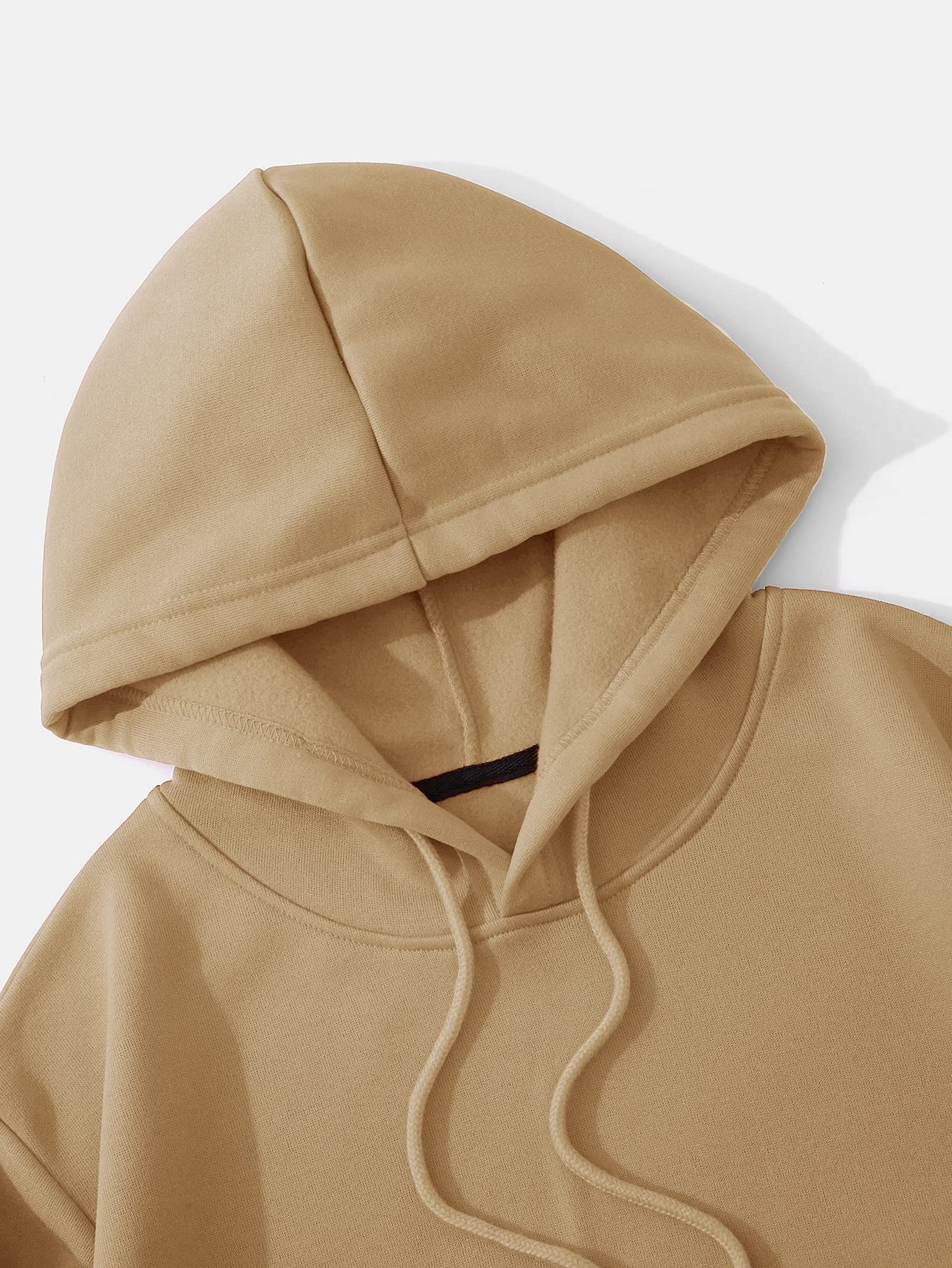 SHENHE Women's Cropped Sweatshirt - Long Sleeve Drawstring Pullover Hoodie | Casual Streetwear for Women | Perfect for Gym, Yoga & Everyday Wear