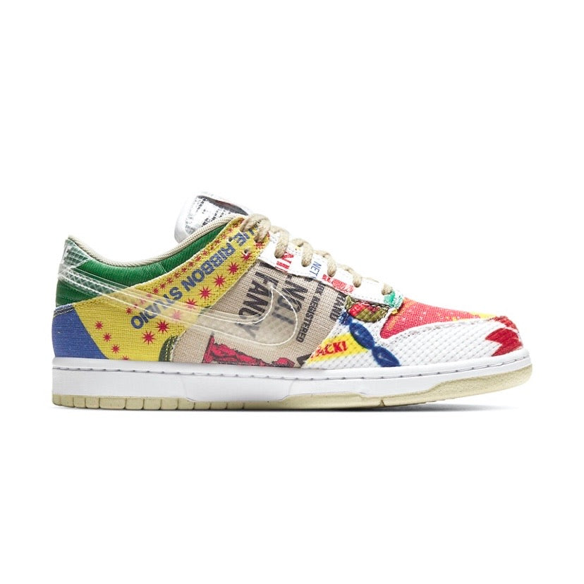 Nike Dunk Low City Market Multi-Color Sneakers - Men's & Women's Casual Shoes for Streetwear, Skateboarding & Everyday Fashion