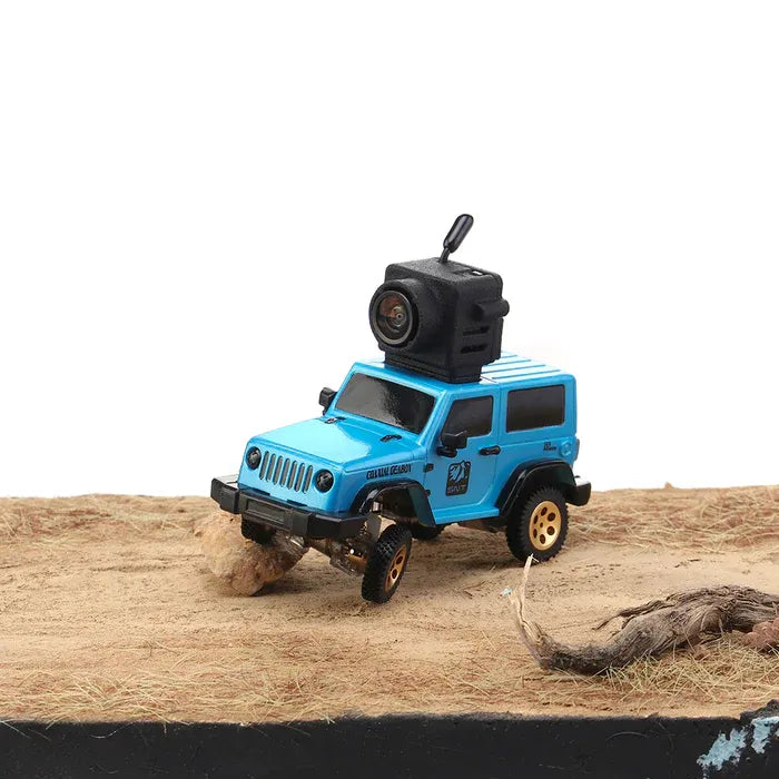 Diatone SNT Wrangler 1:64 Scale 3010 Off-Road RC Car - 4WD Micro FPV Racing Vehicle for Indoor & Outdoor Adventure, Backyard Crawling, and FPV Drone Racing Enthusiasts