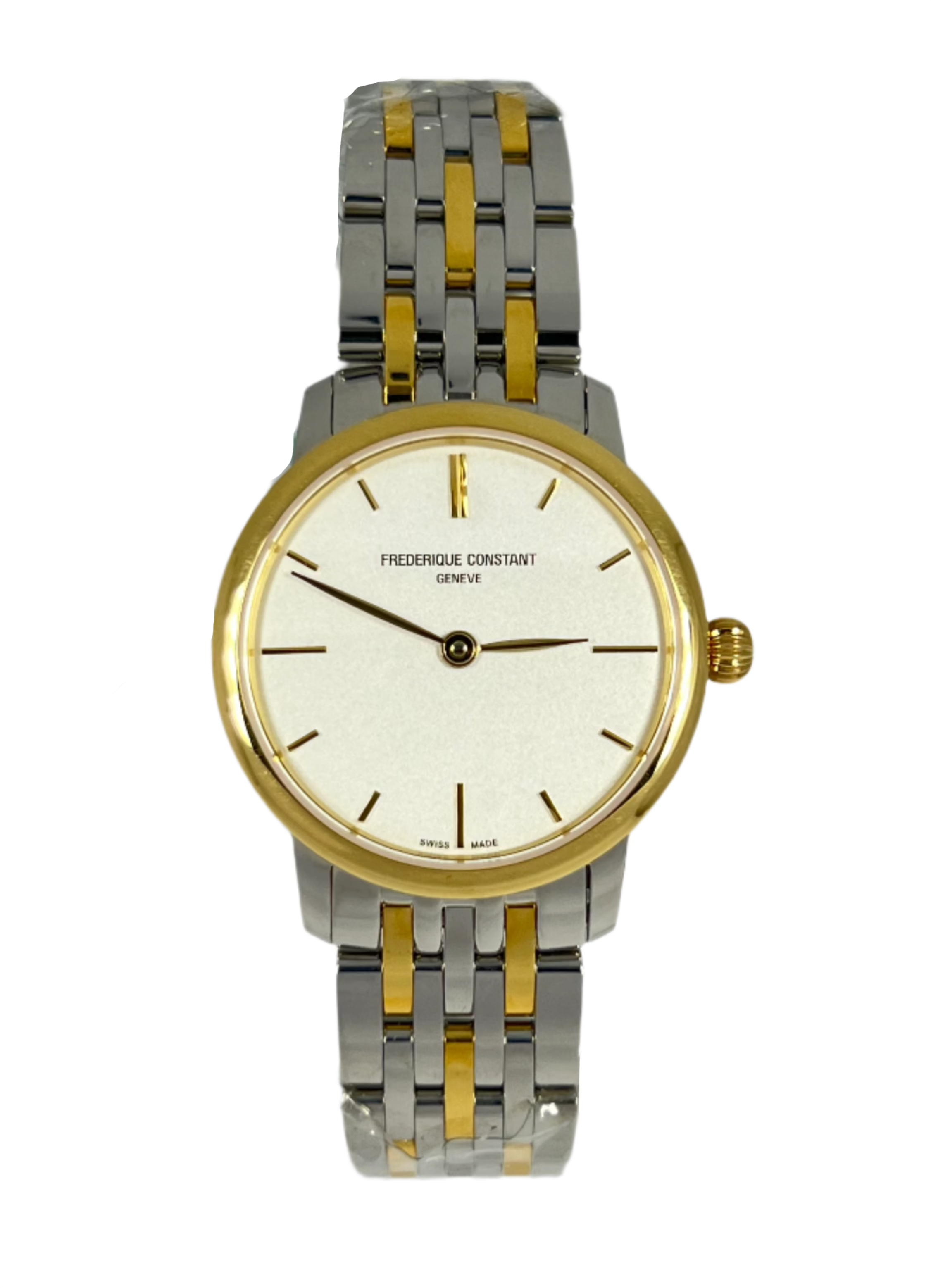 Frederique Constant Slim Line Ladies Watch - Stainless Steel Case & Bracelet - Elegant Dress Watch for Women - Perfect for Business, Parties & Special Occasions