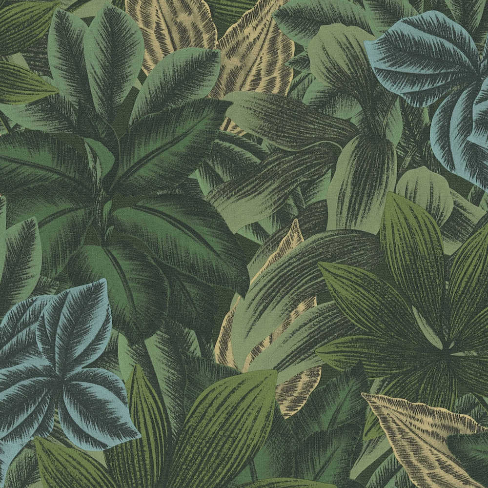 Metropolitan Stories 3 - Bali Tropical Foliage Wall Art | Exotic Botanical Print for Home & Office Decor | Perfect for Living Room, Bedroom or Workspace