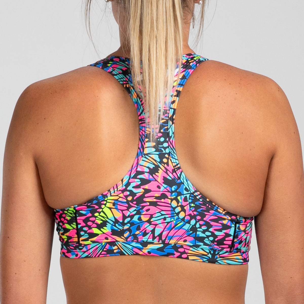 Women's Limited Edition Tri Bra - Mariposa | Comfortable & Supportive Sports Bra for Yoga, Running & Gym Workouts