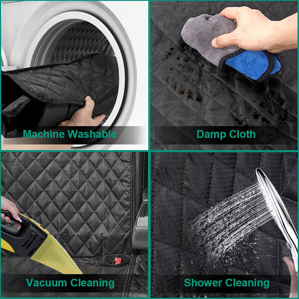 Waterproof Dog Car Seat Cover for Back Seat - Non-Slip Pet Seat Protector with Fur Resistance | Universal Fit for Cars, SUVs & Vans | Perfect for Travel, Daily Commutes & Pet Adventures