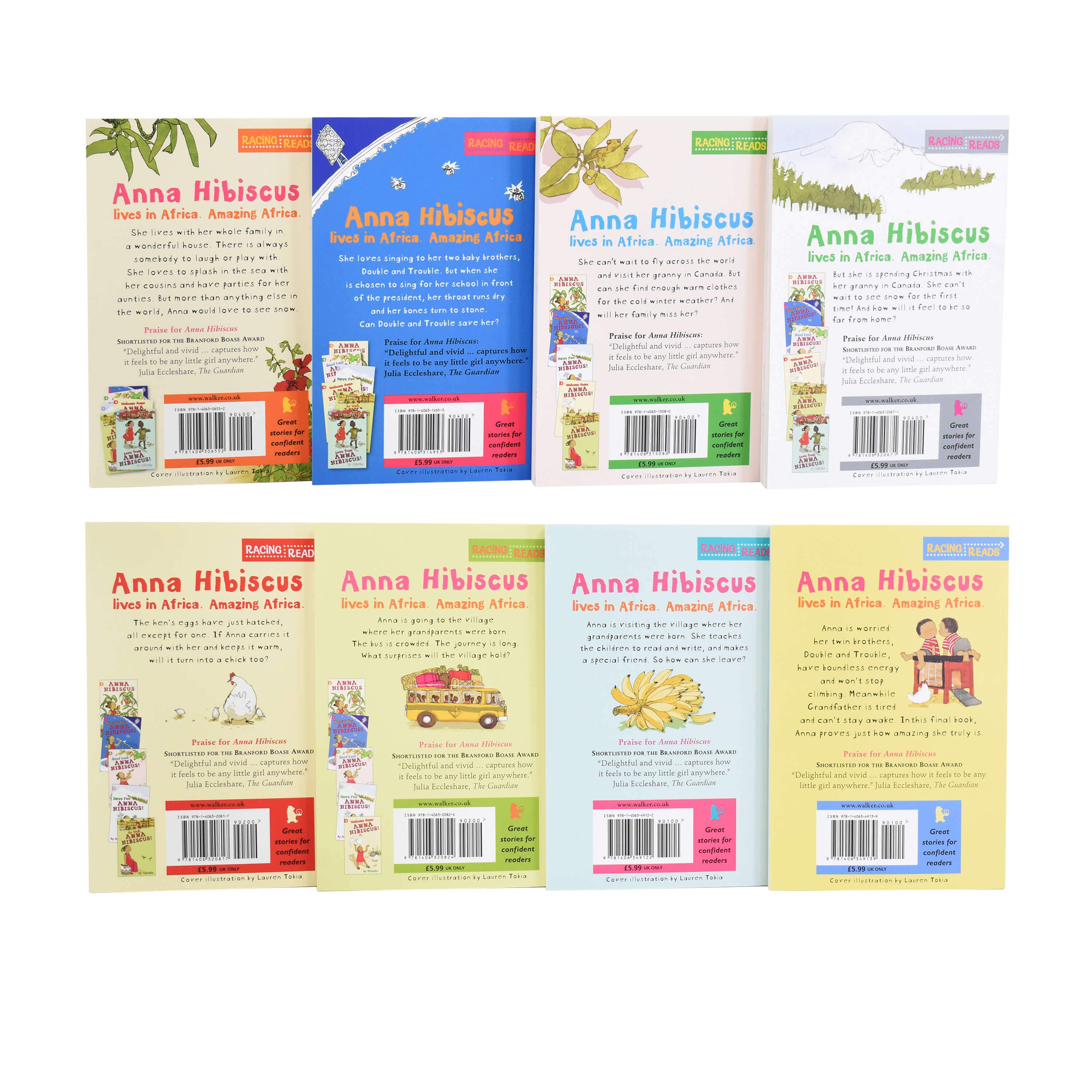 Anna Hibiscus Series by Atinuke - 8 Book Collection Set for Kids Ages 6-9 | Paperback Children's Books | Perfect for Bedtime Stories, Classroom Reading & Gifts