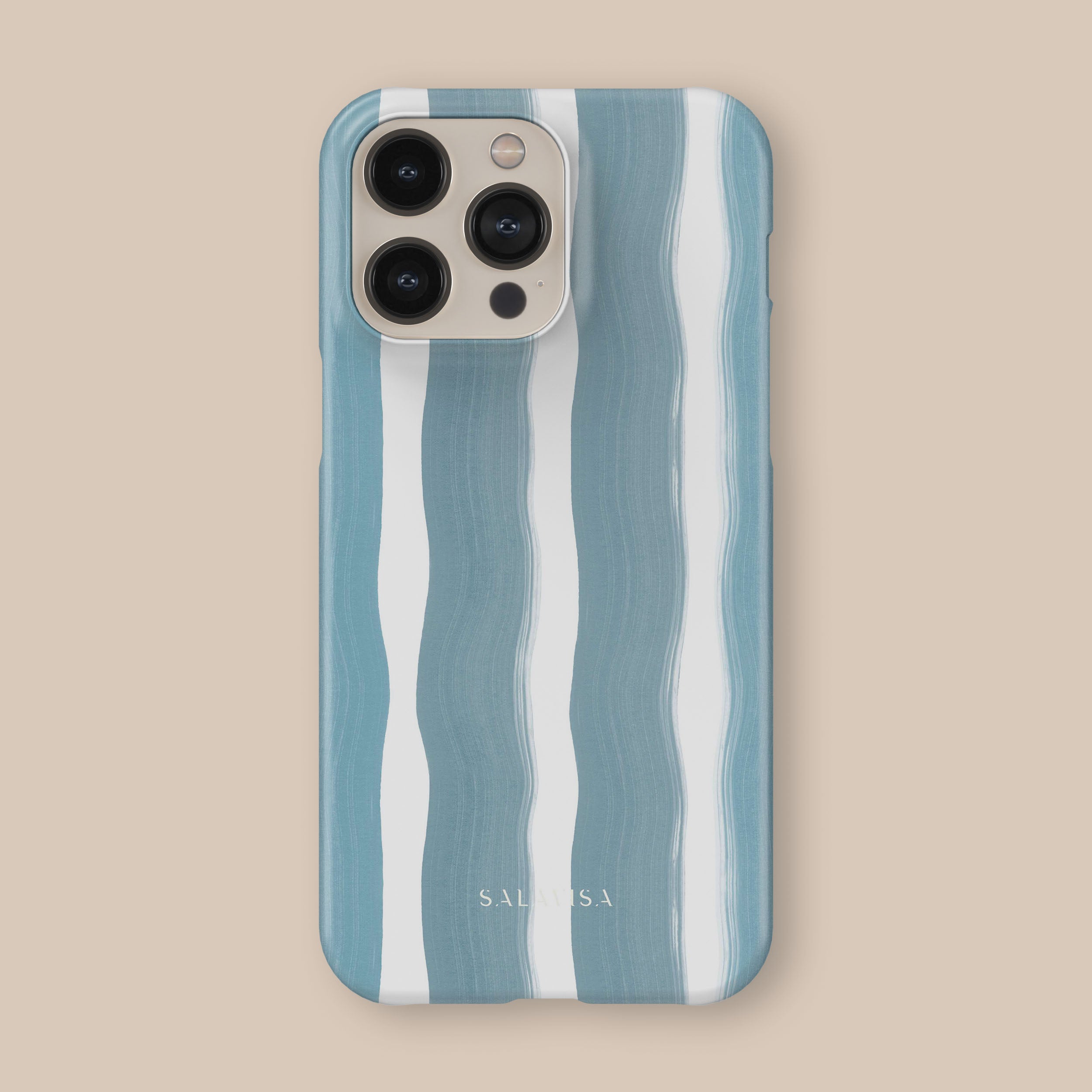 Premium Blue Ocean Waves Phone Case - Shockproof & Slim Design for iPhone 15/14/13/12/11 Pro Max XR XS X 8 7 6 Plus - Perfect for Beach Vacations & Outdoor Adventures
