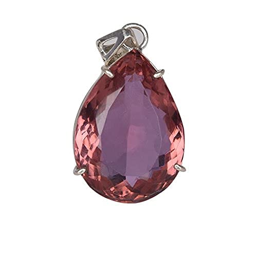 GEMHUB 90.00 Ct Alexandrite Color Changing Necklace - Pear Shape Pendant DO-734 | Elegant Fine Jewelry for Women, Perfect Gift for Anniversary, Birthday & Special Occasions