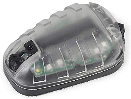 Tactical Helmet Light - LED Green Red Strobe Signal Light for Airsoft, Survival & Outdoor Activities - Waterproof Helmet Marker Light with Fast Flash - Perfect for Night Operations, Hunting & Emergency Signaling