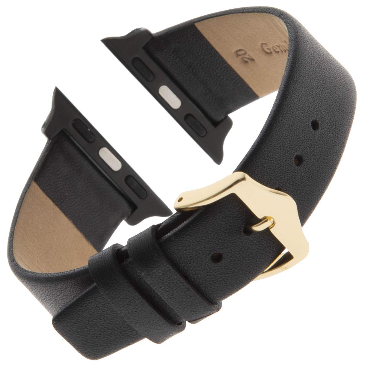 Gilden Classic Calfskin Leather Apple Watch Band F60-SMART - Premium Replacement Strap for Apple Watch Series 1/2/3/4/5/6/7/SE - Perfect for Business, Casual & Formal Occasions