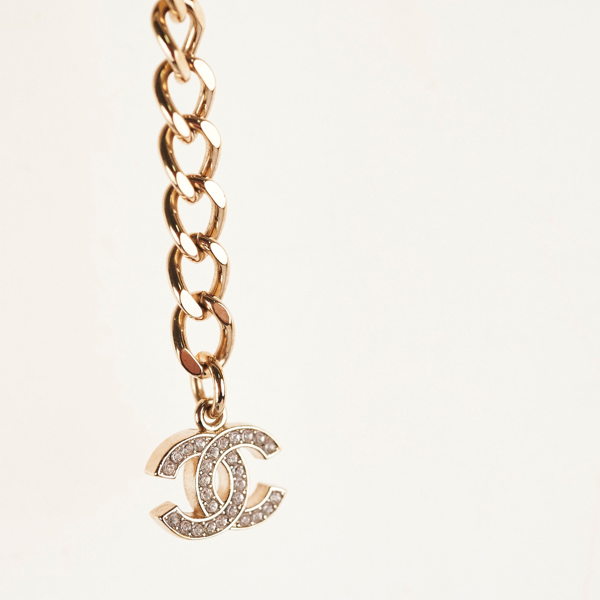 Chanel CC Diamond Necklace for Women - Luxury Gold Plated Pendant with Crystals - Elegant Gift for Birthday, Anniversary & Valentine's Day | Perfect for Parties, Weddings & Special Occasions