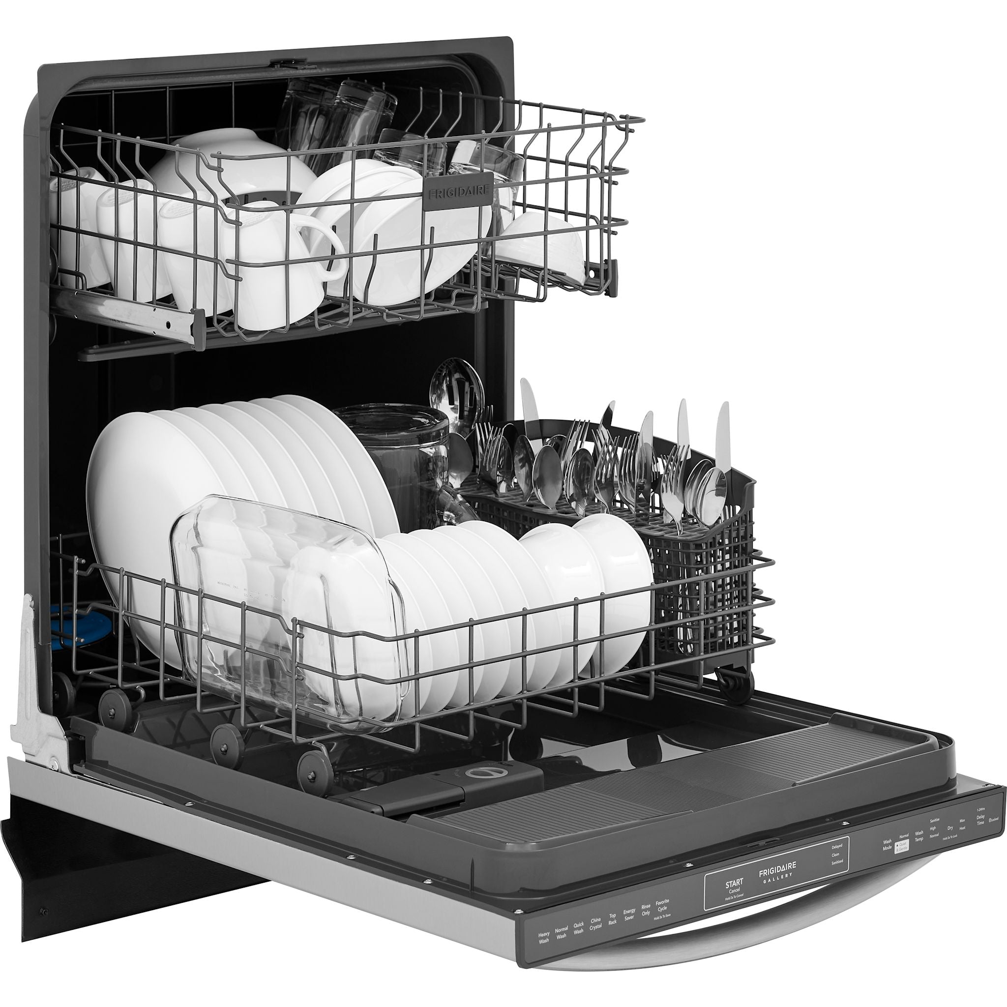 Frigidaire Gallery GDPH4525AF 24-Inch Built-In Dishwasher with Smudge-Proof Stainless Steel Interior - Quiet Operation, Energy Star Certified for Modern Kitchens