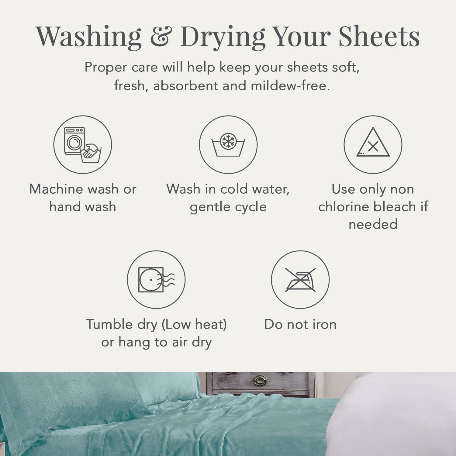 NY Loft Ultra Soft Micro Fleece Sheets Set - King Size with 18