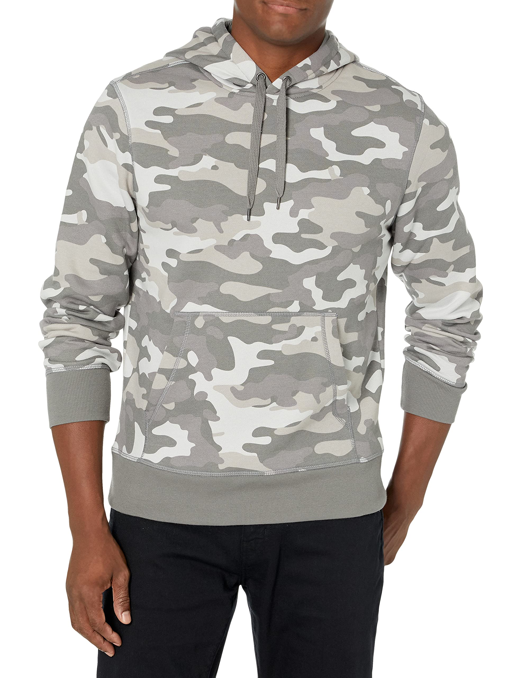 Amazon Essentials Men's Hooded Fleece Sweatshirt - Soft Warm Pullover for Casual Wear, Outdoor Activities & Layering in Cold Weather