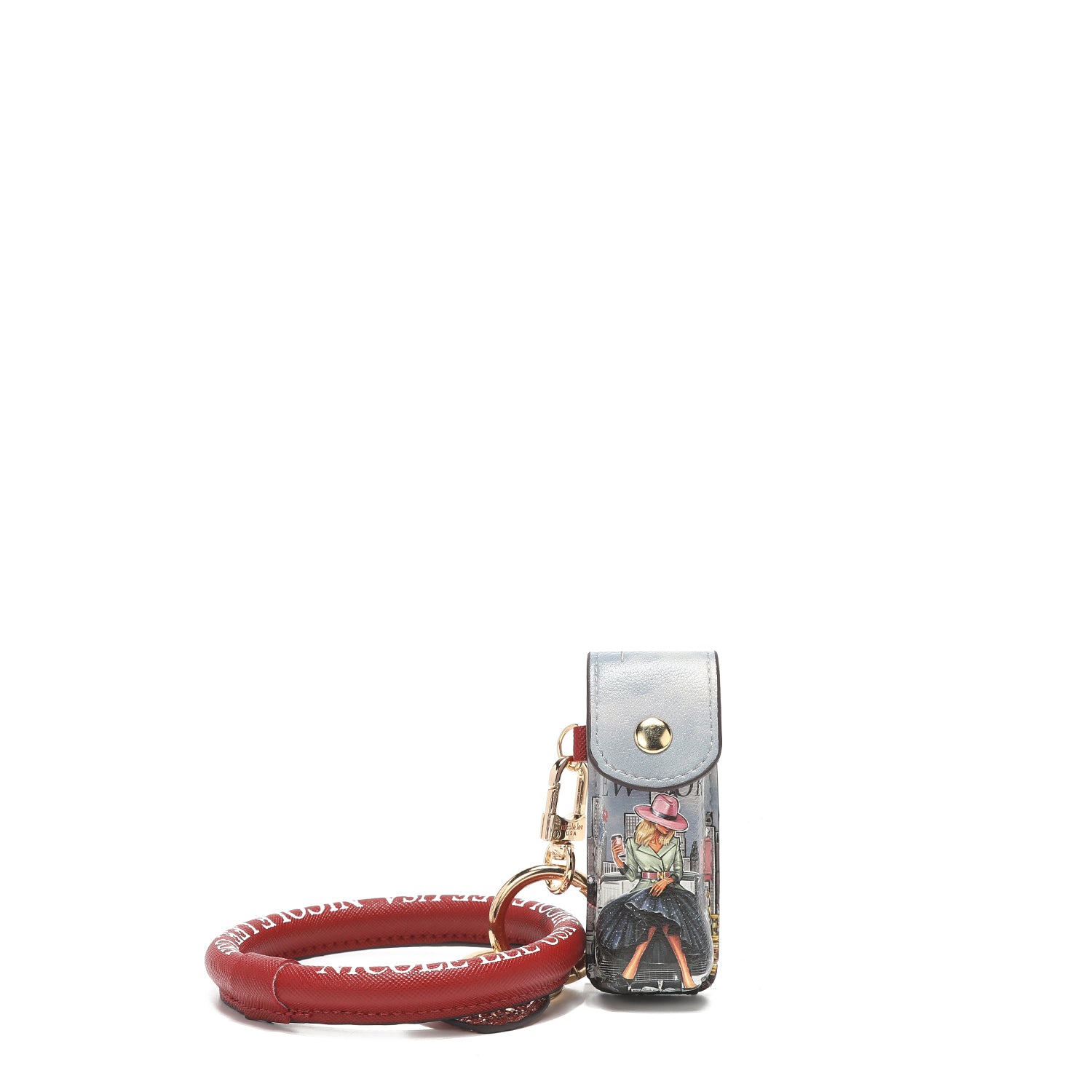 Stylish Lipstick Case Wristlet Keychain - Portable Cosmetic Holder for Women | Perfect for Travel, Parties & Everyday Use