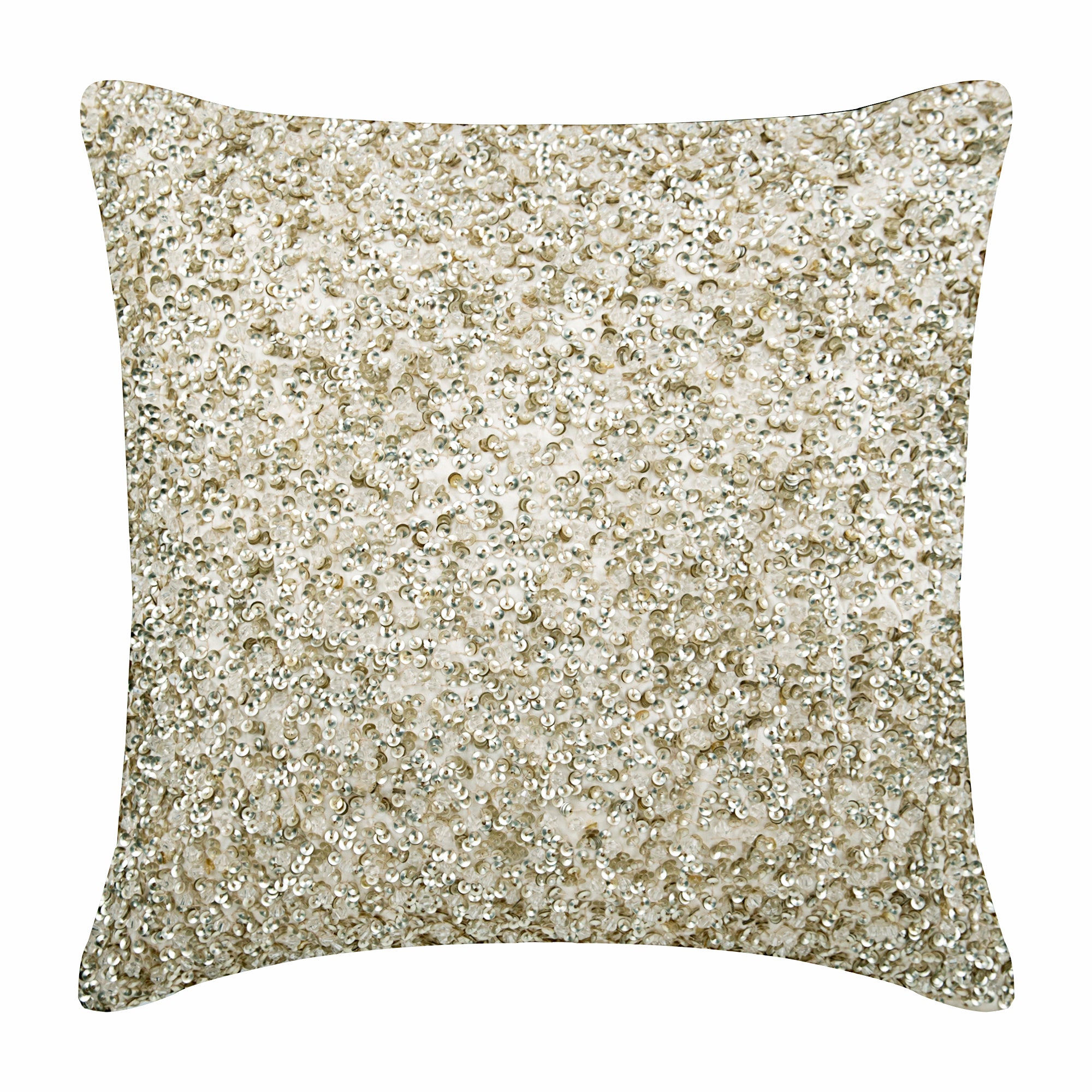 Arzoo Ivory Silk Throw Pillow Cover - Luxury Decorative Cushion Case for Sofa, Bed & Home Decor - Perfect for Living Room, Bedroom & Wedding Decorations