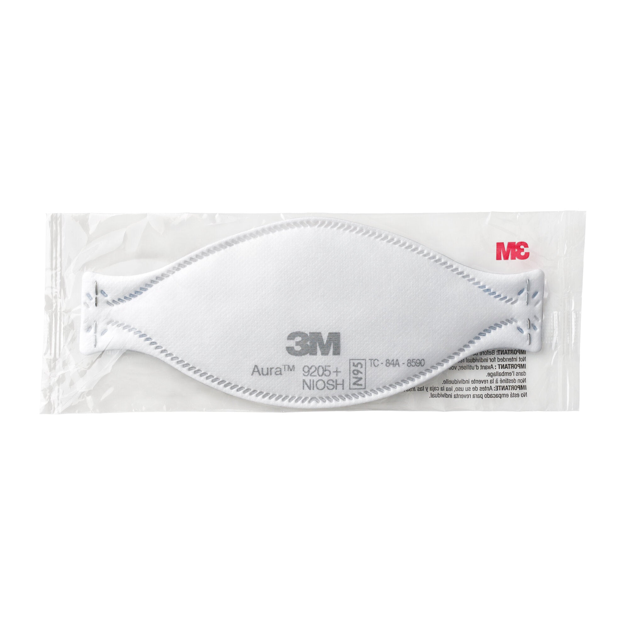 3M Aura Particulate Respirator 9205+ N95 Masks - 20 Pack, NIOSH Certified for Dust, Pollen & Air Pollution Protection - Ideal for Construction, Woodworking & Allergy Season
