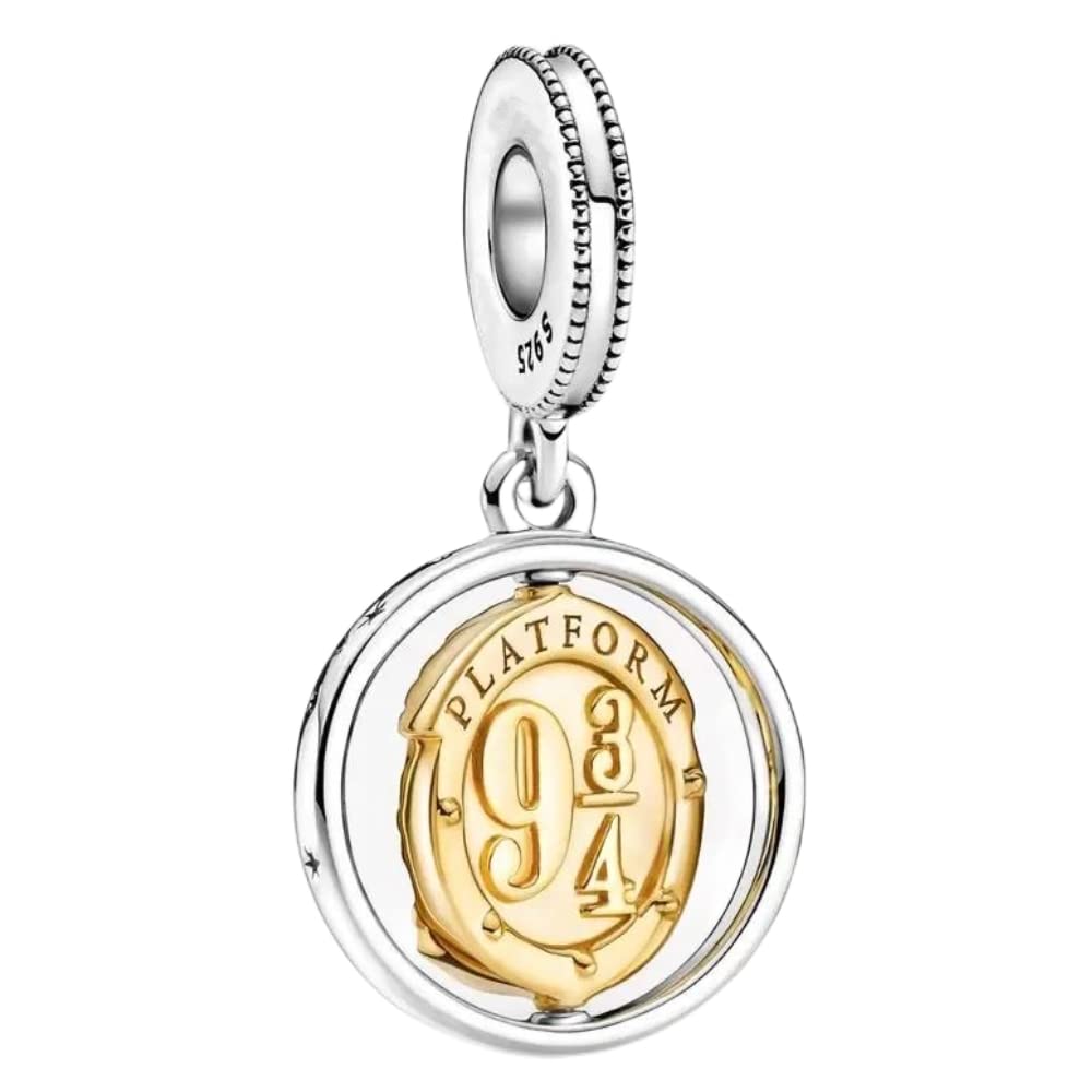 925 Sterling Silver Bead Charm Pendant - Elegant Jewelry Gift for Women, Girls | Perfect for Bracelets & Necklaces - Birthday, Anniversary, Party Wear