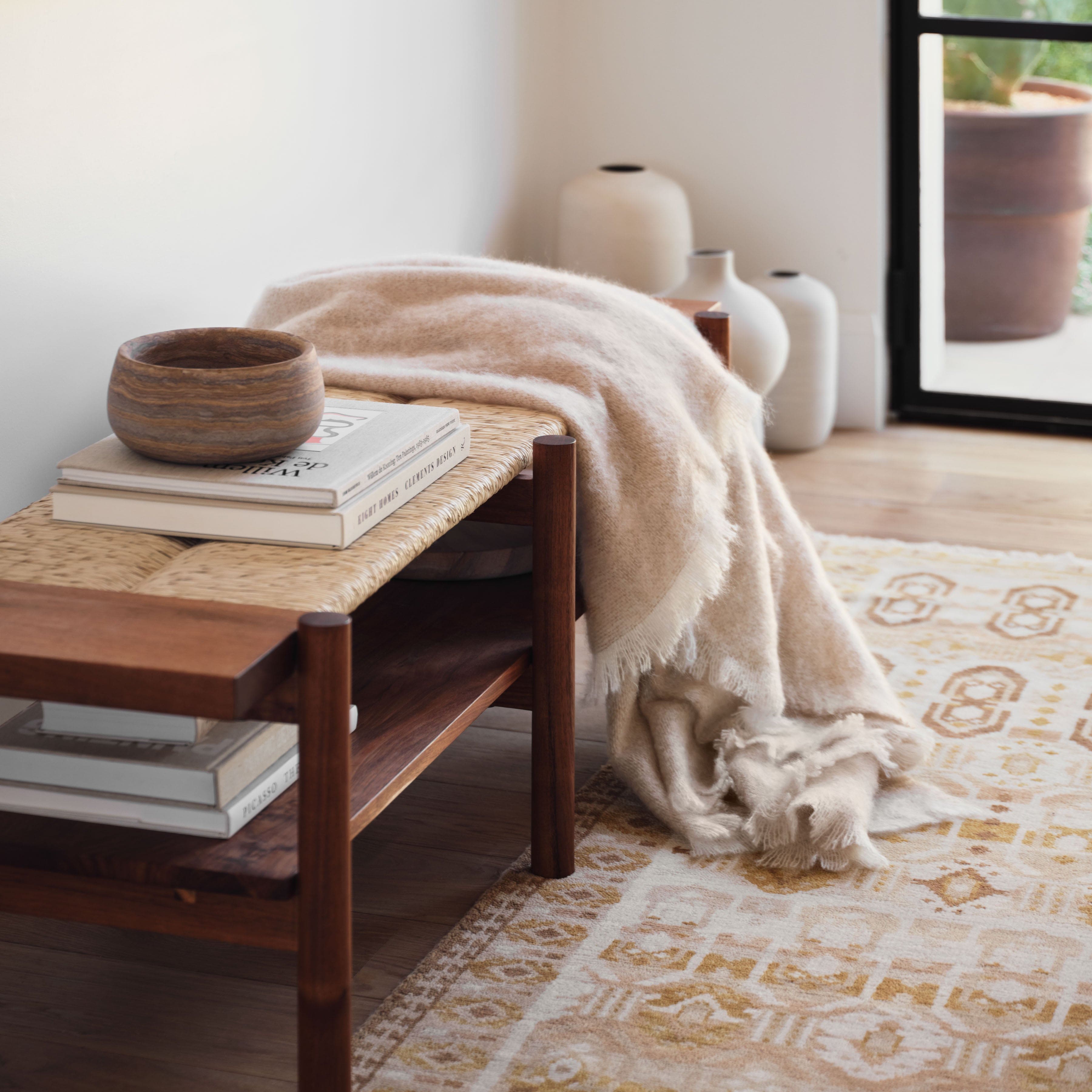 Eshana Sandstone Bowl - Handcrafted Natural Stone Bowl for Home Decor, Kitchen & Dining | Perfect for Serving, Display, and Meditation Spaces