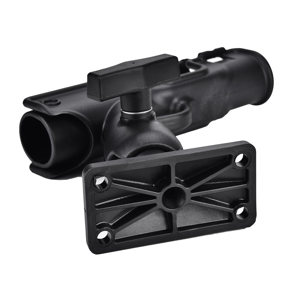 Kayak Fishing Rod Holder - Adjustable & Secure Kayak Rod Mount for Anglers - Perfect for Freshwater & Saltwater Fishing Adventures