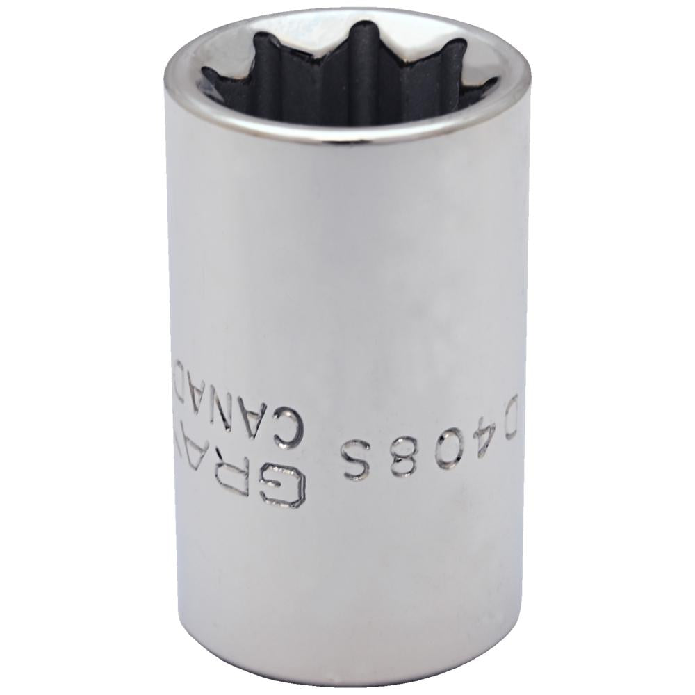 1/2 Inch Drive Double Square Sockets - Standard Length for Automotive Repair & DIY Projects