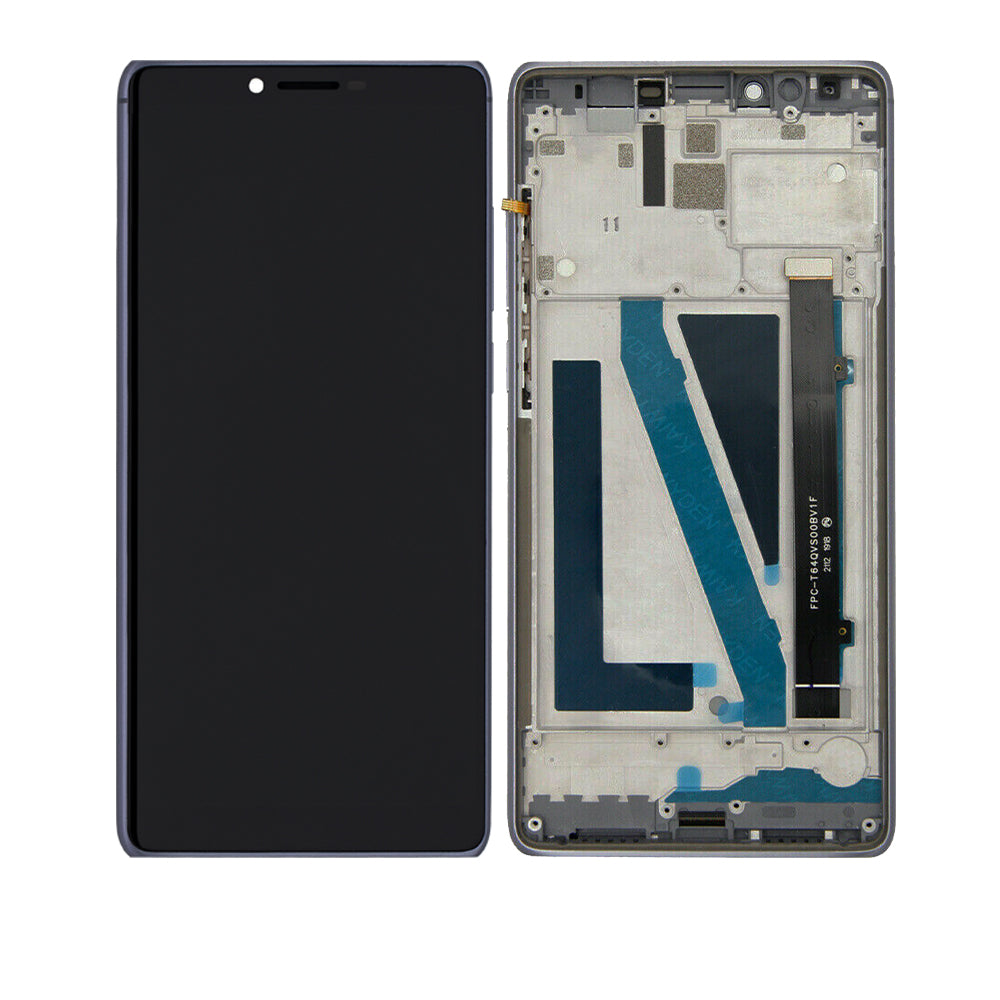 Coolpad Legacy 3705A / T-Mobile LCD Screen Replacement with Frame - Refurbished Silver - Perfect for DIY Phone Repairs & Screen Fixes at Home