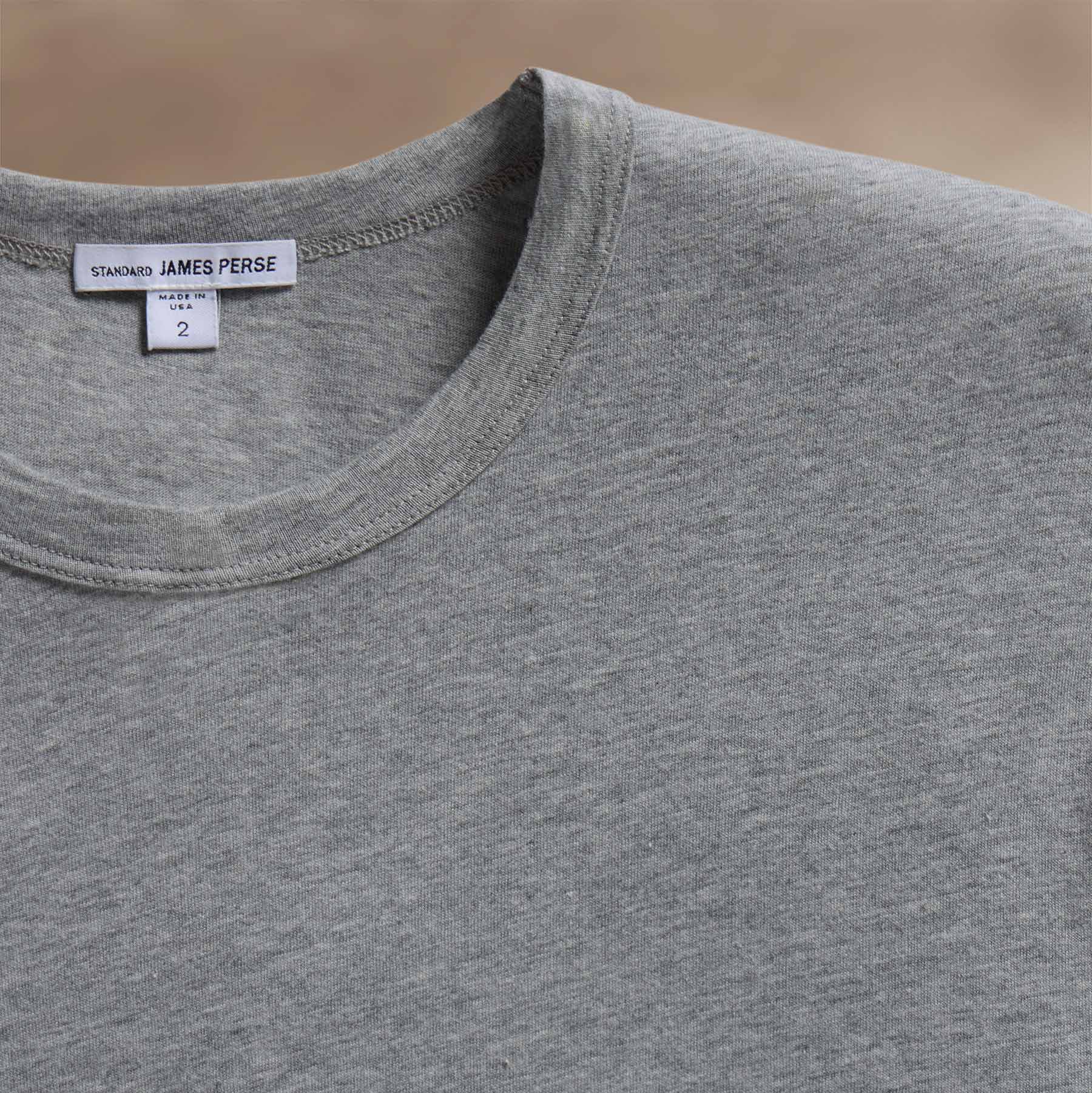Men's Short Sleeve Crew Neck T-Shirt - Soft Heather Grey Cotton Tee for Casual Wear & Everyday Outfits