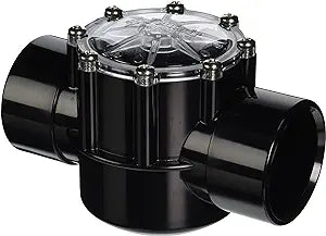 Pentair 50mm/2 Inch PVC Check Valve with Clear Viewing Window - Ideal for Pool, Spa, and Water Filtration Systems