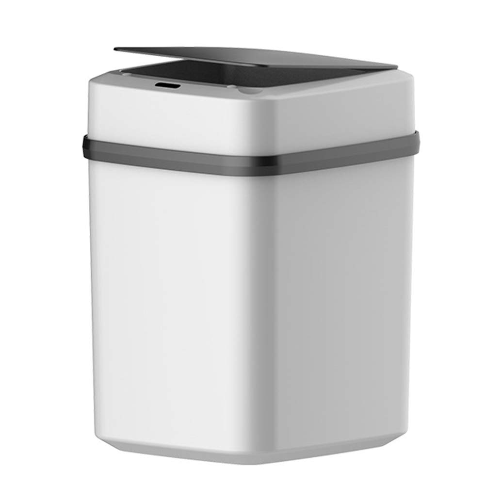 Smart Automatic Induction Trash Can with Lid - Touchless Kitchen & Bathroom Waste Bin, Durable Mute Garbage Storage for Home, Office & Bedroom - Perfect for Recycling, Hygiene & Hands-Free Disposal