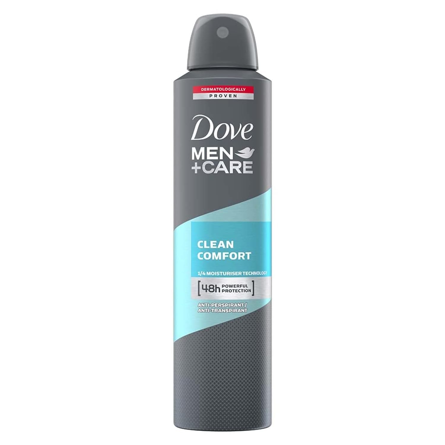 Dove Men+Care Antiperspirant Dry Spray Deodorant for Men - 48 Hour Sweat & Odor Protection, Clean Comfort Scent, 3.8 oz (3-Pack) | Fresh All Day for Workouts, Office & Daily Activities