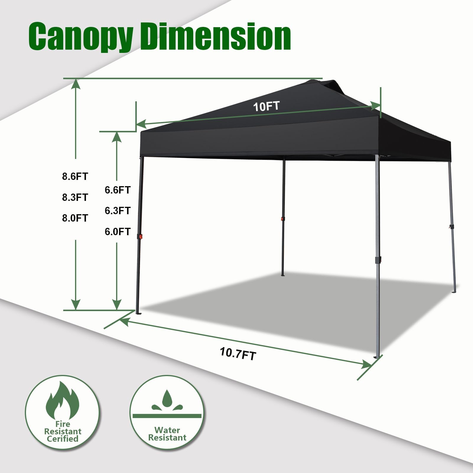 Eurmax USA NOMATTER 10x10ft Pop Up Canopy Tent - One-Person Setup Portable Shelter for Outdoor Events, Instant Sun Shade with Bonus 4 Sand Bags (White) | Perfect for Beach Parties, Camping, Farmers Markets & Backyard Gatherings