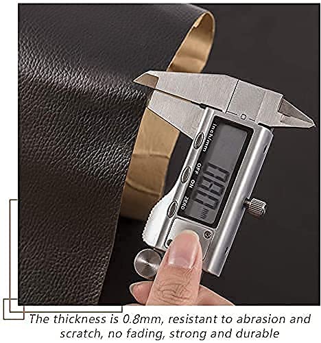 Anugrah 12x24 Inches Large Leather Repair Patch Tape - Self-Adhesive Genuine Leather Patch Set for Sofas, Couches, Furniture, Vehicle Seats & Jackets (Black) - Perfect for Home, Office & Car Interior Repairs