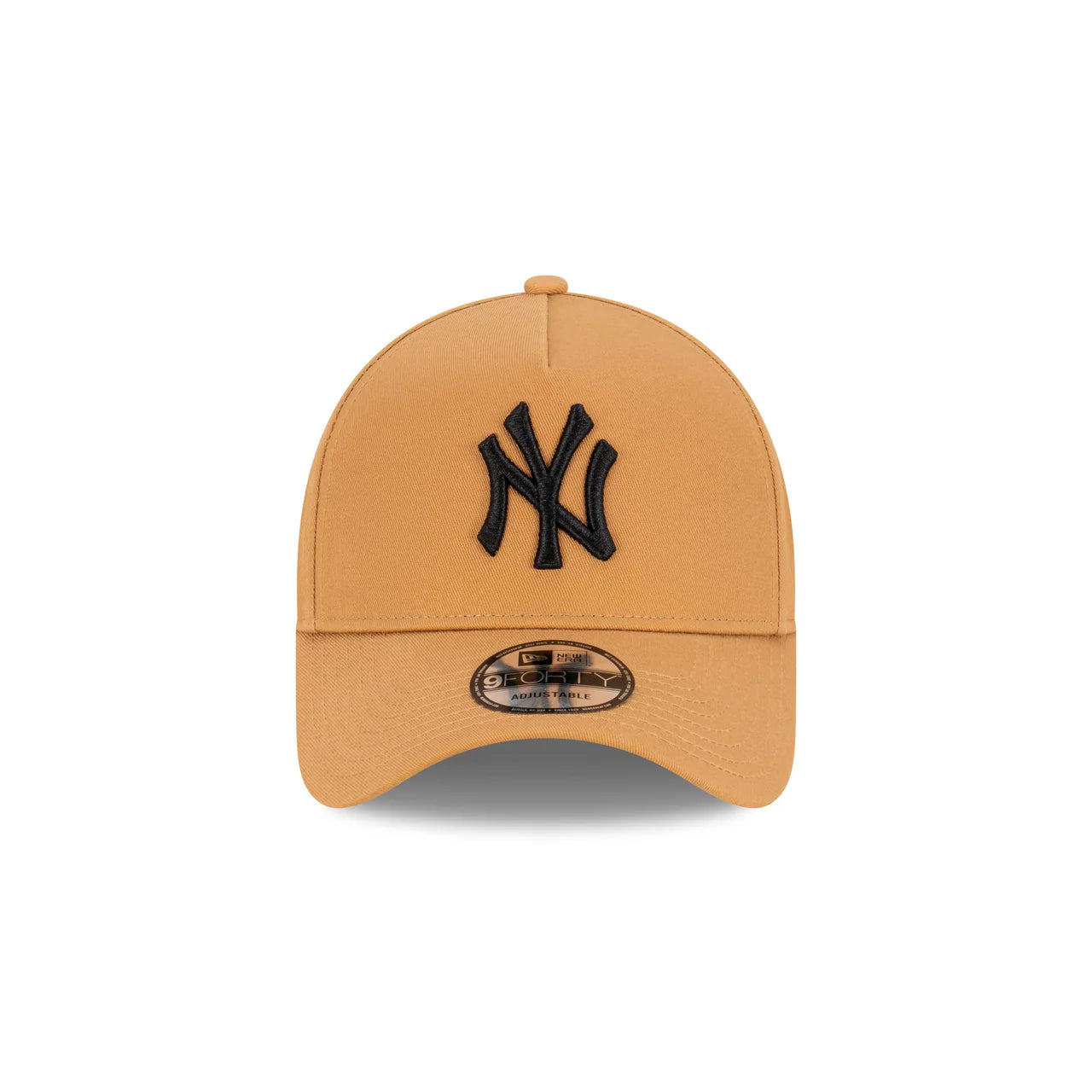 New Era 940 A-Frame NY Yankees Snapback Cap - Wheat & Black Colorway | Official MLB Baseball Hat for Men & Women - Perfect for Games, Streetwear & Fan Collections