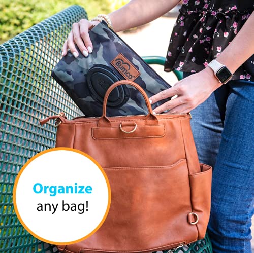 Bumco Diaper Clutch - Portable Baby Wipes Dispenser & Travel Essential | Airtight Refillable Wipes Container | Diaper Bag Organizer for On-the-Go Parents | Perfect for Diaper Changes, Car Trips & Stroller Outings