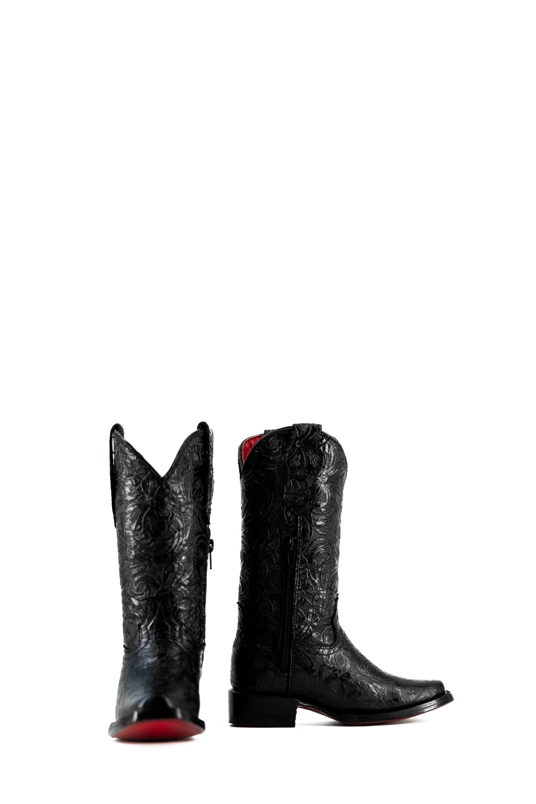Little Nancy Women's Tall Red Bottom Snip Toe Cowgirl Boots - Western Riding Boots for Country Dancing, Rodeo & Fashion Outfits