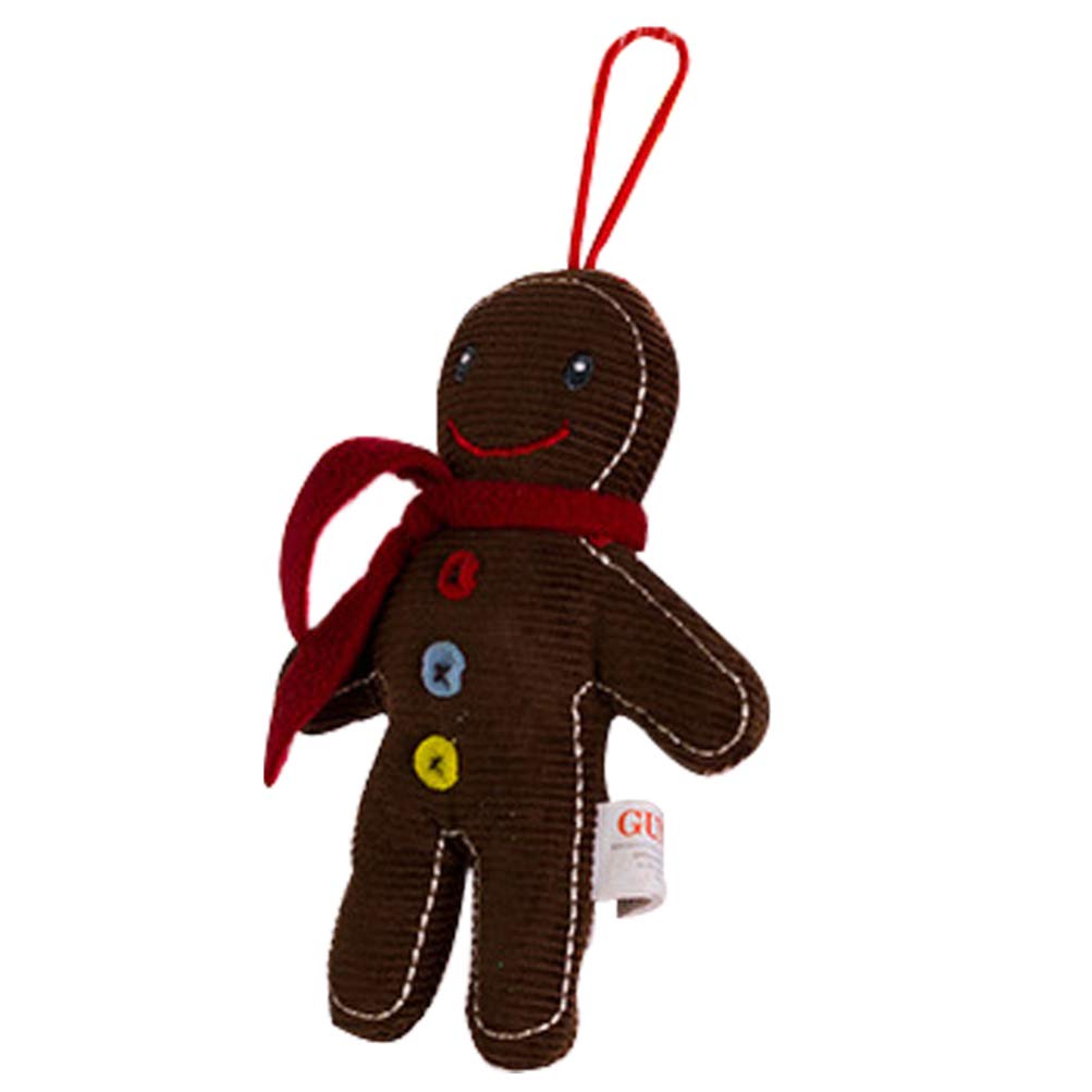YKBAH Gingerbread Man Figurine - Christmas Tree Ornament Decorations for Holiday, Mrs. Gingerman Cookie Hanging Decor - Perfect for Xmas Tree, Home, Office & Gift Giving (Color: As Pictured)