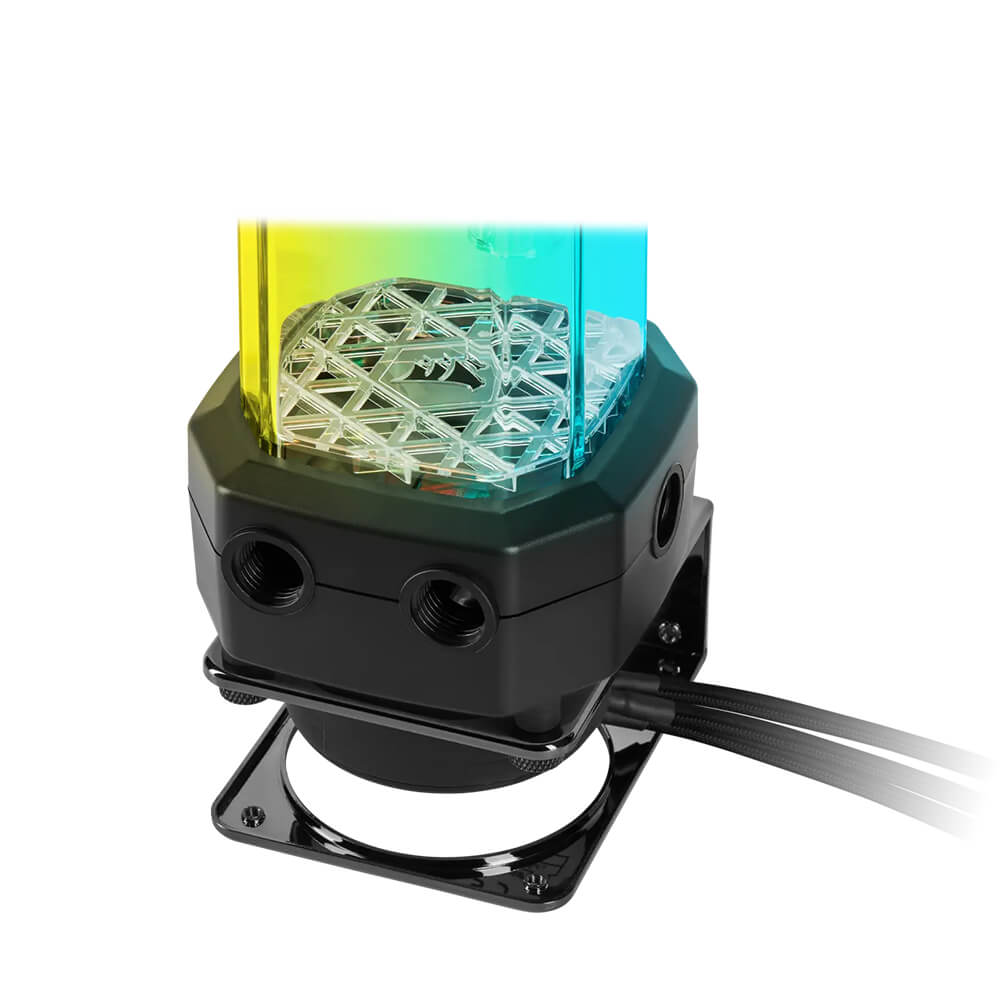 Corsair Hydro X Series XD5 RGB D5 Pump Reservoir - High Performance Water Cooling System for PC Gaming & Custom Liquid Cooling Builds - Black