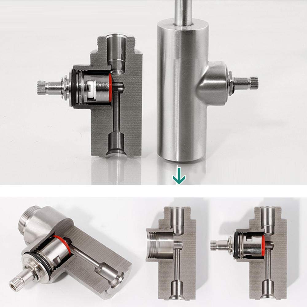 304 Stainless Steel Reverse Osmosis Water Filter Faucet - Gooseneck Drinking Water Purifier for Kitchen Sink with 1/4