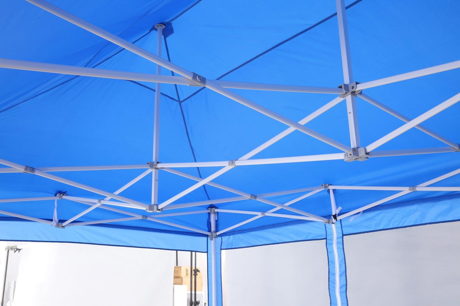 COBIZI 10x15 Heavy Duty Waterproof Pop Up Canopy Tent with Sidewalls & Mosquito Net - Easy Setup Instant Shelter for Outdoor Events, Weddings, Backyard Parties - Includes Carry Bag (Black) | Perfect for Camping, Beach Trips, Farmers Markets and Tailgating